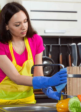 kitchen cleaning