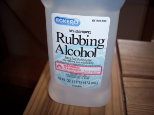 rubbing alcohol for cleaning ceramic tiles