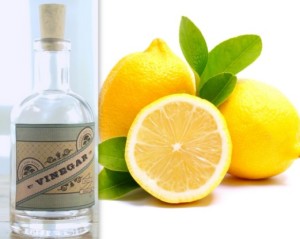 Vinegar and Lemon Juice